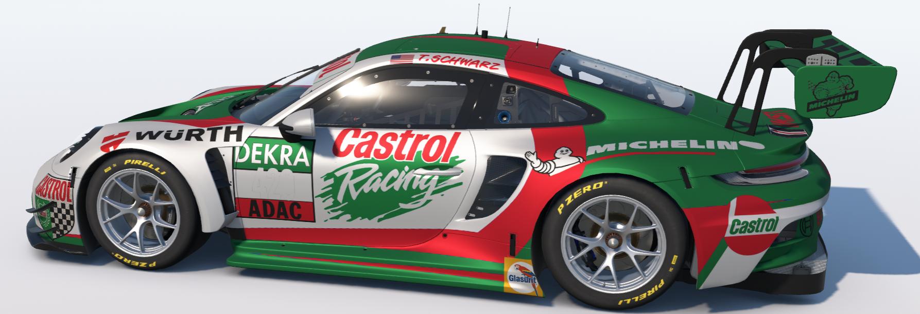 Preview of Castrol Racing Porsche 992r GT3  by Todd Schwarz