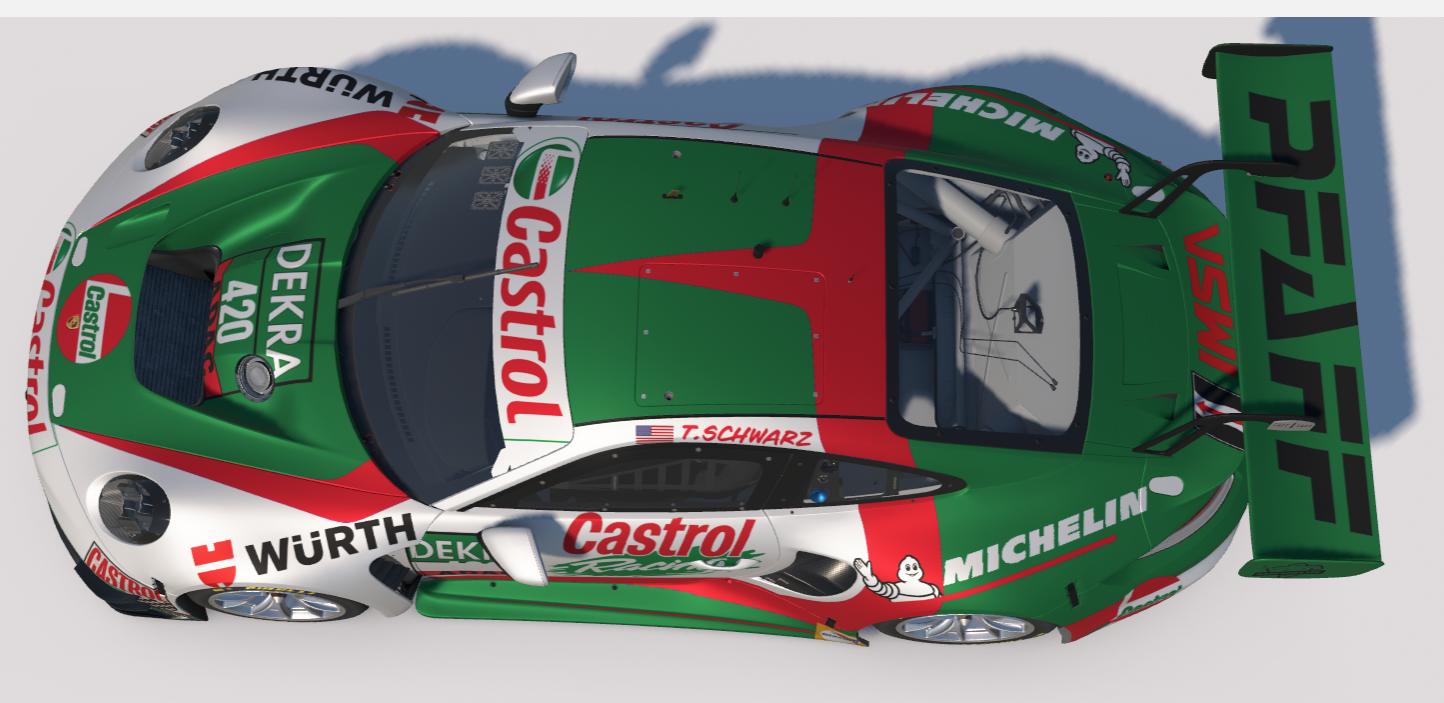 Preview of Castrol Racing Porsche 992r GT3  by Todd Schwarz