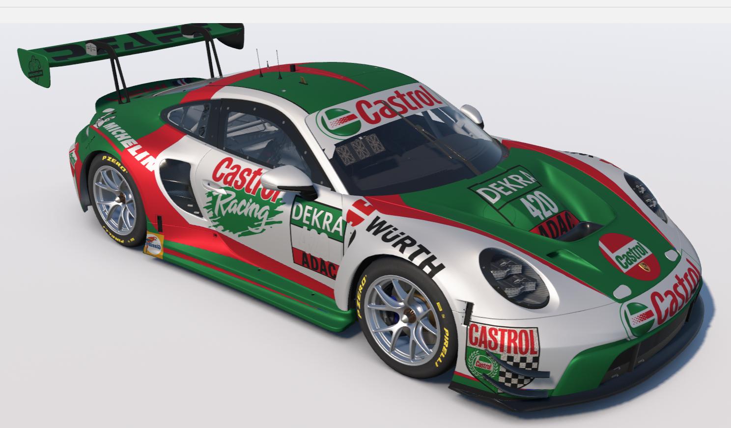 Preview of Castrol Racing Porsche 992r GT3  by Todd Schwarz
