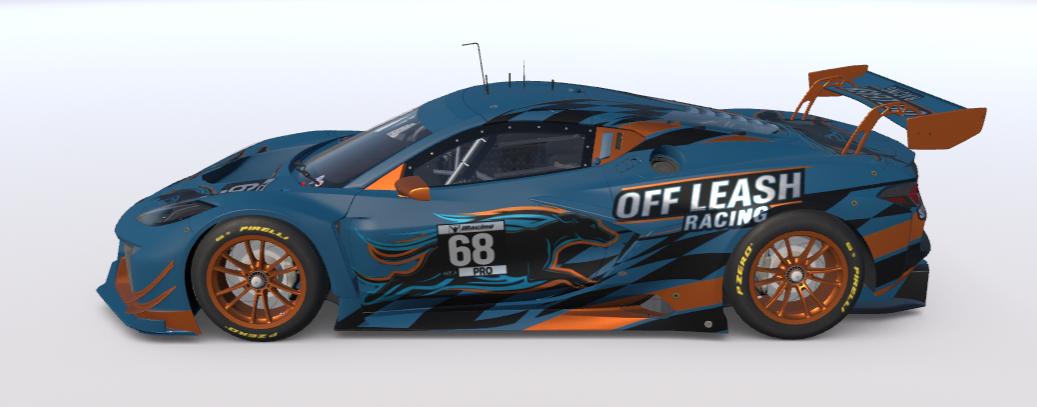 Preview of Off Leash Racing Corvette  by Michael L.