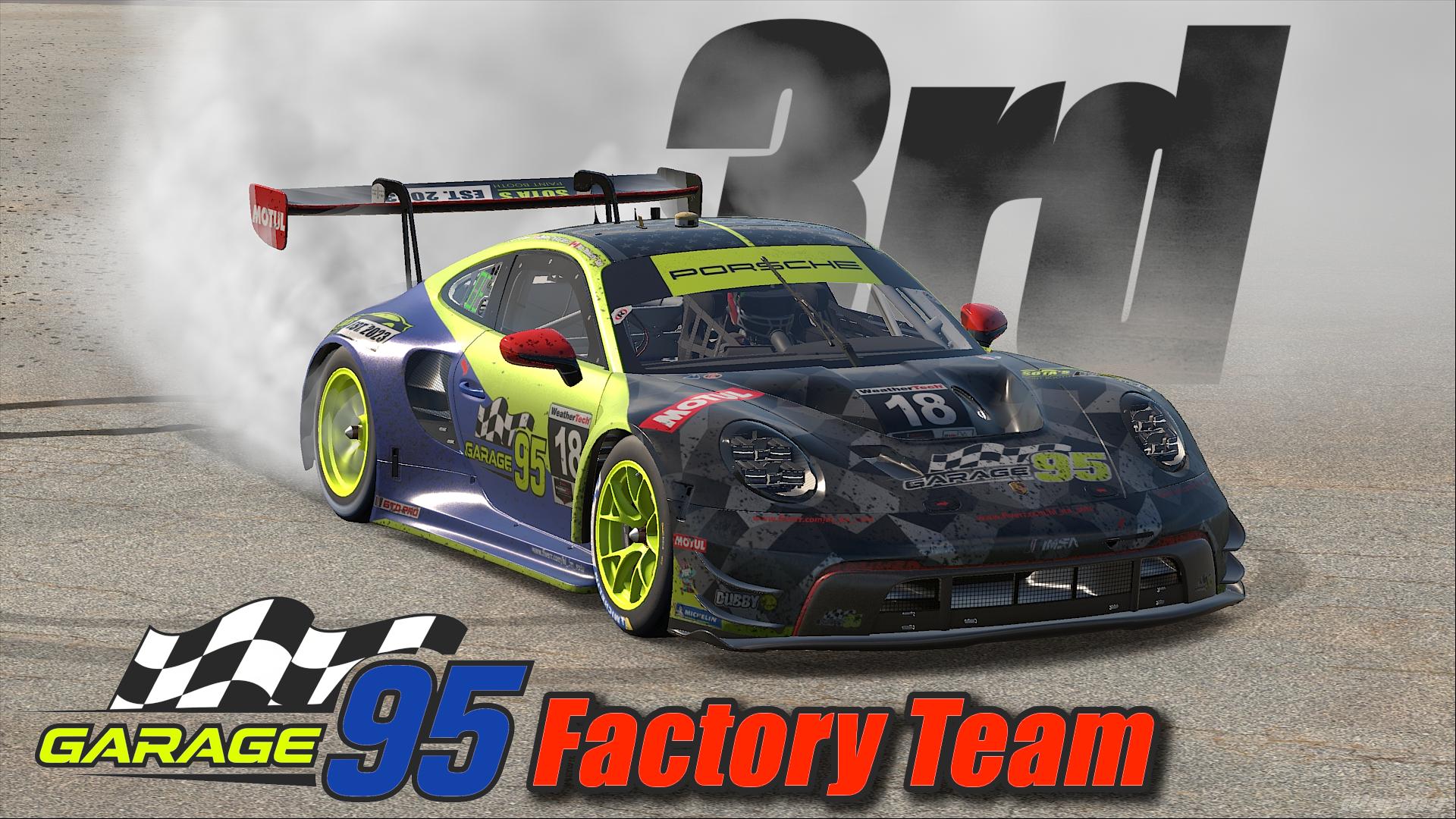 Preview of Garage 95 Factory Team Daytona 24hr paint scheme. by Paul S Junior