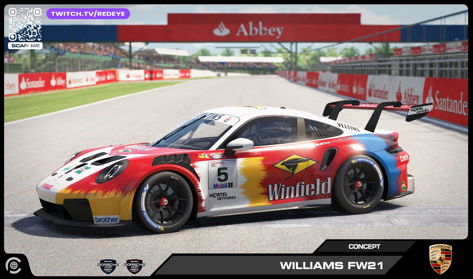 Preview of 1999 Williams FW21 for 992.2 by Paul R Chaloner