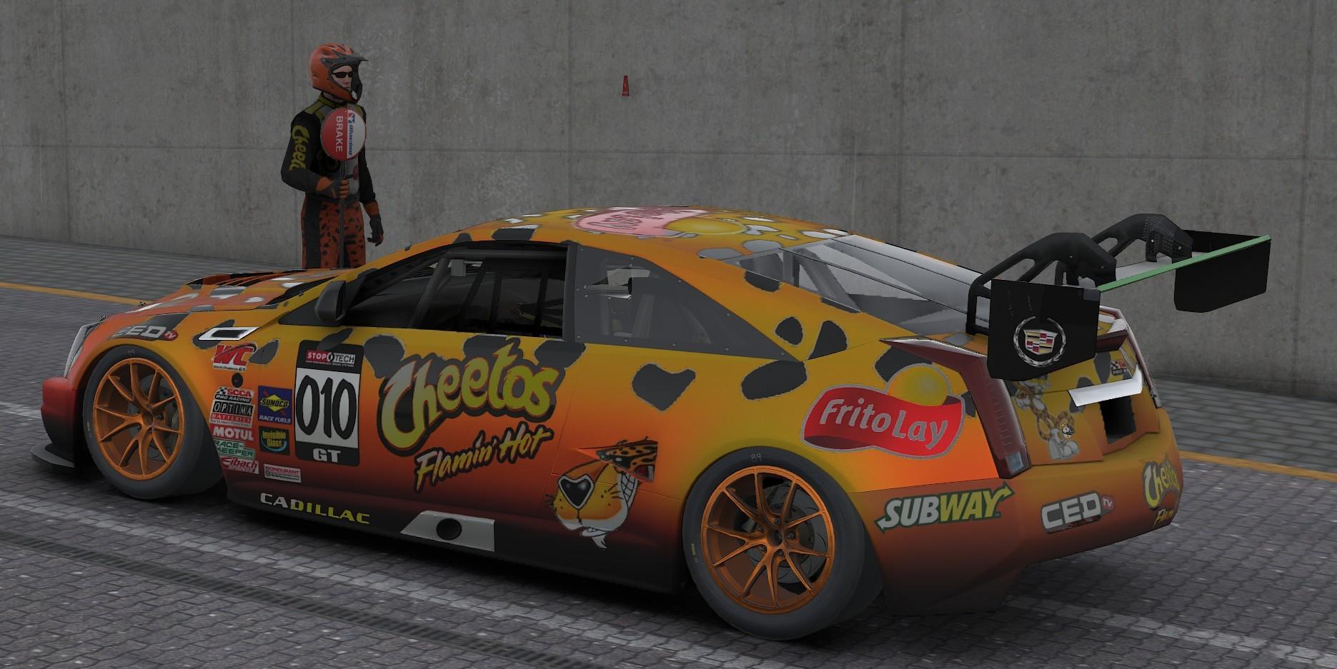 Preview of 2026 Re-imagined Cheetos Flaming Hot CTS-V R (Black Edition) by Marshall W.