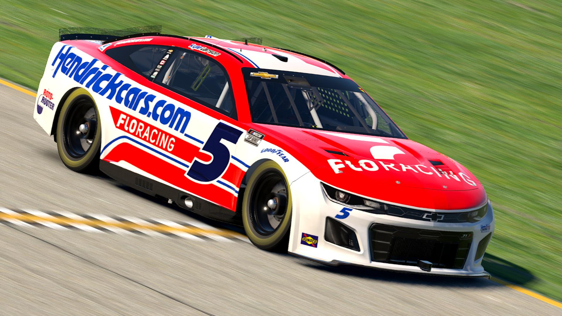 Preview of Fictional 2026 Kyle Larson Flo Racing/HendrickCars Camaro by Jordan Davis-Flint