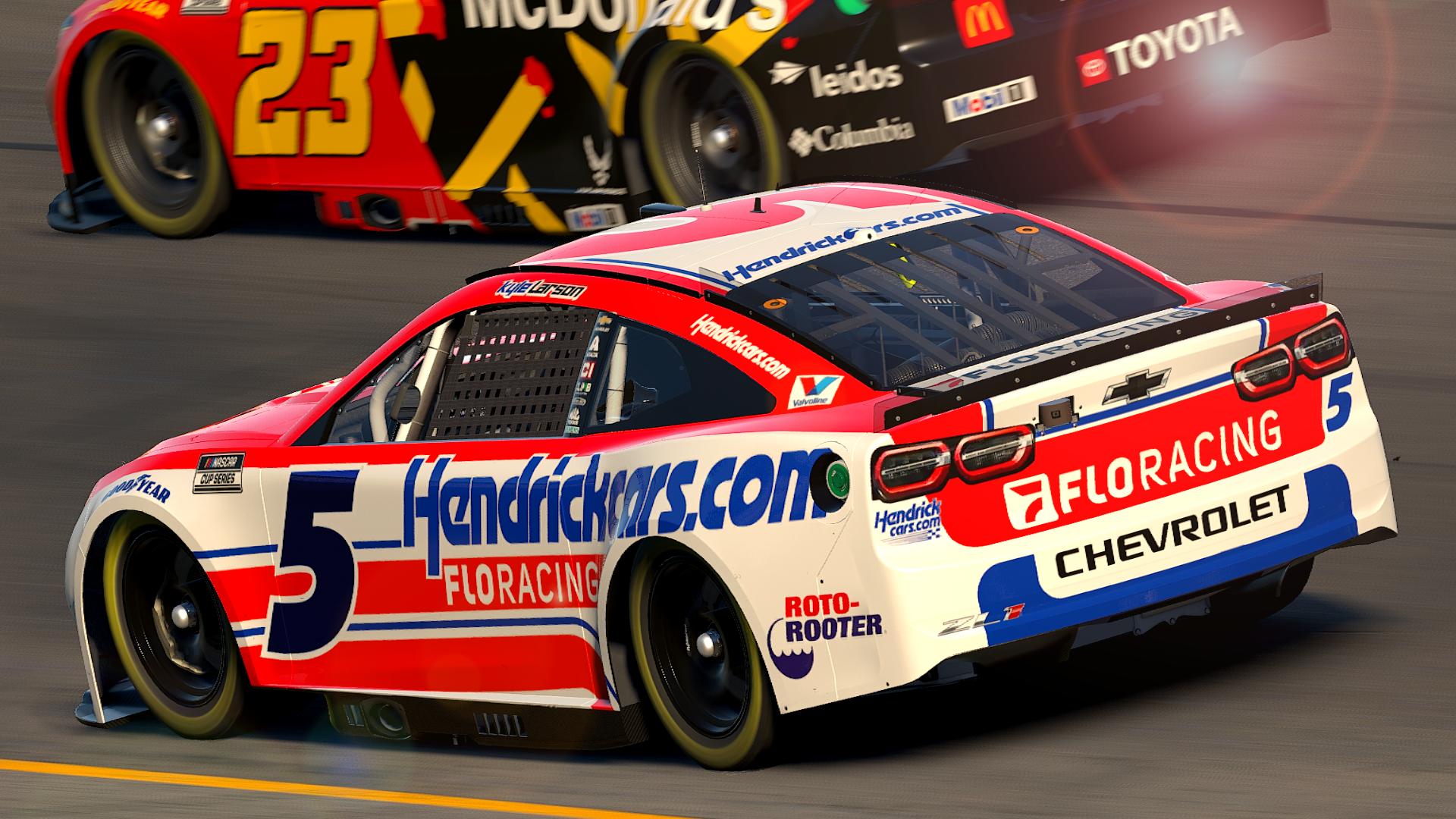 Preview of Fictional 2026 Kyle Larson Flo Racing/HendrickCars Camaro by Jordan Davis-Flint