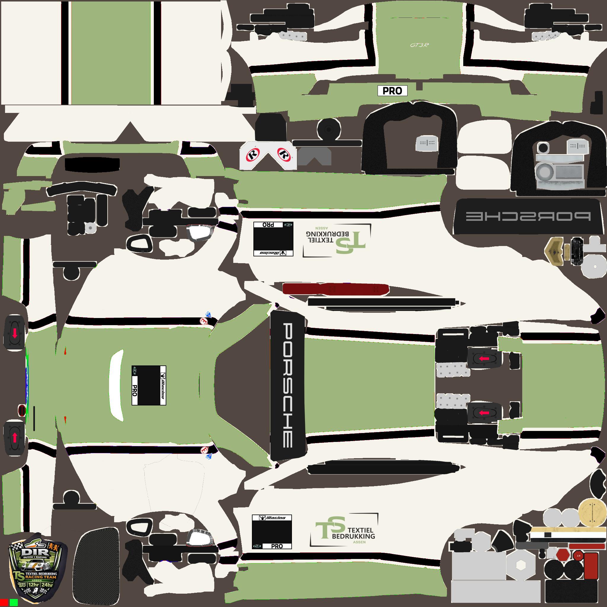 Preview of Porsche 992r GT3 DIR V2 by Tim Kendle