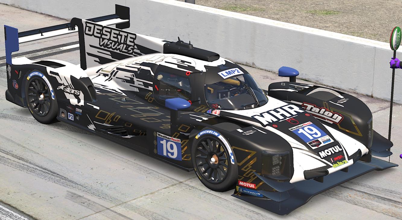 Preview of Dallara P217 2026 MHR White and Gold by Tallon Ulibarri