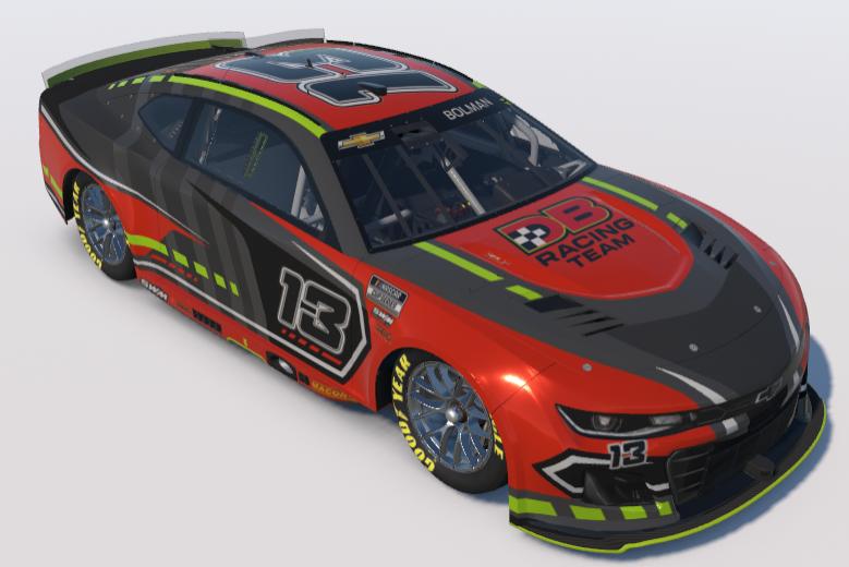 Preview of DB Racing Team Nascar Cup Series Next Gen Chevrolet Camaro ZL1 by Daniel Bolman