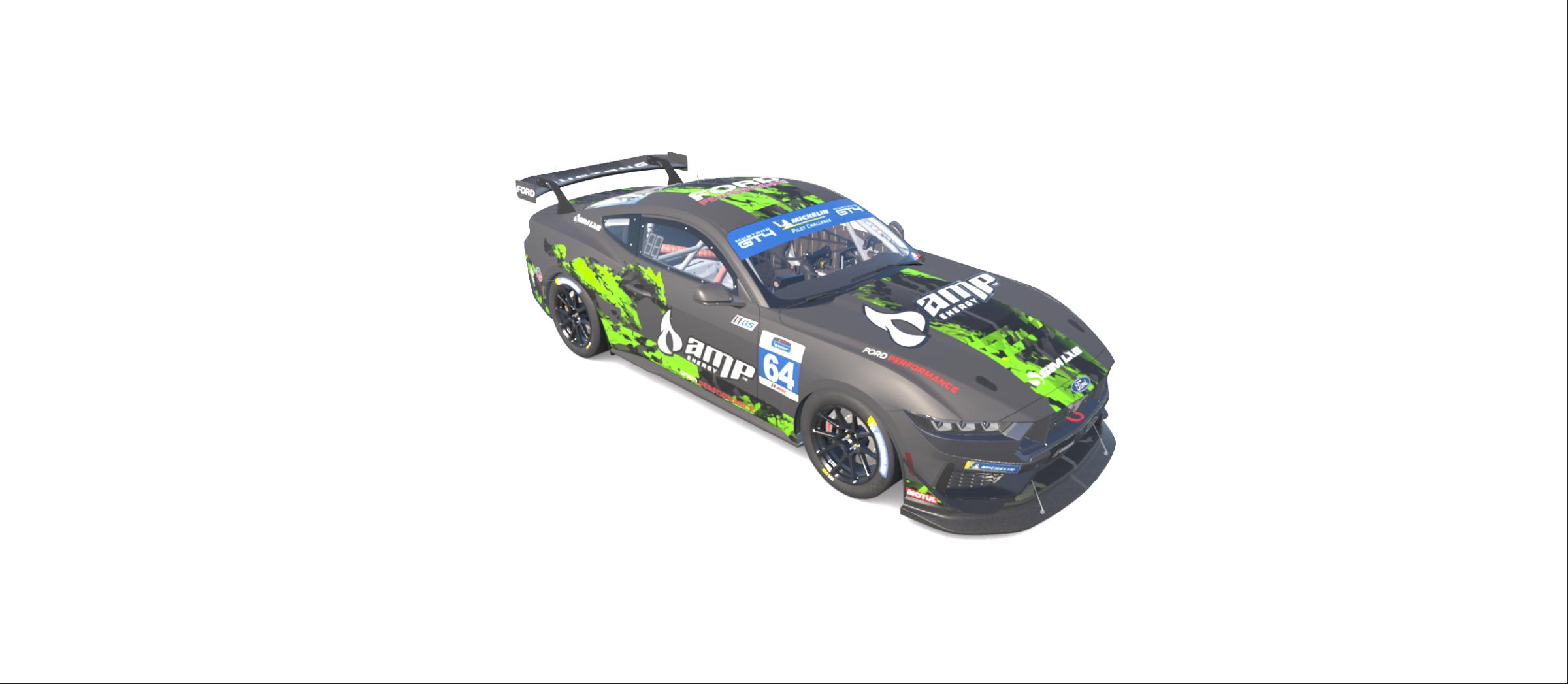 Preview of AMP Energy Ford Mustang GT4 by Chase Green