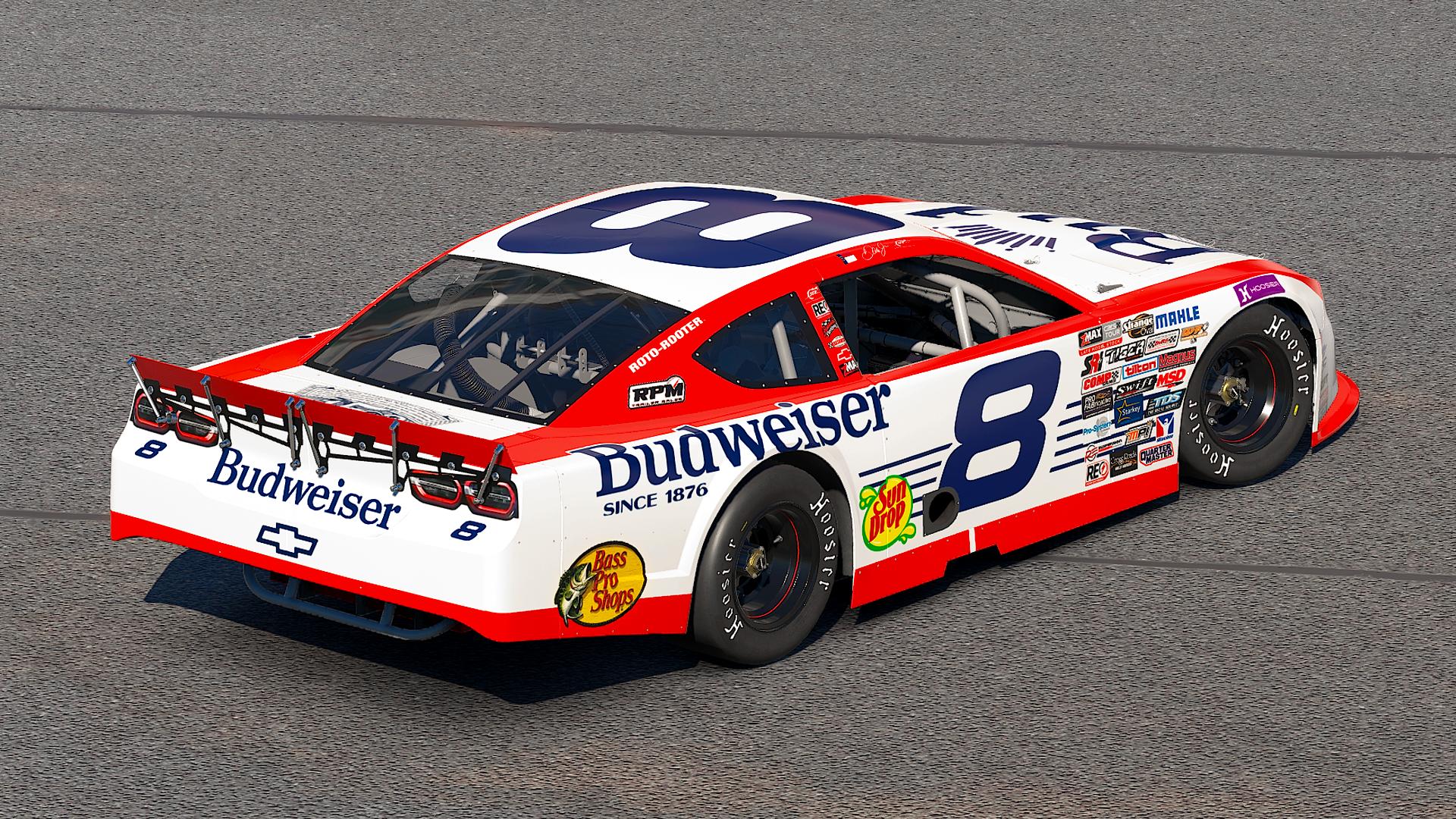 Preview of Dale Earnhardt Jr. 2026 Budweiser Concept by Skyler Fox4