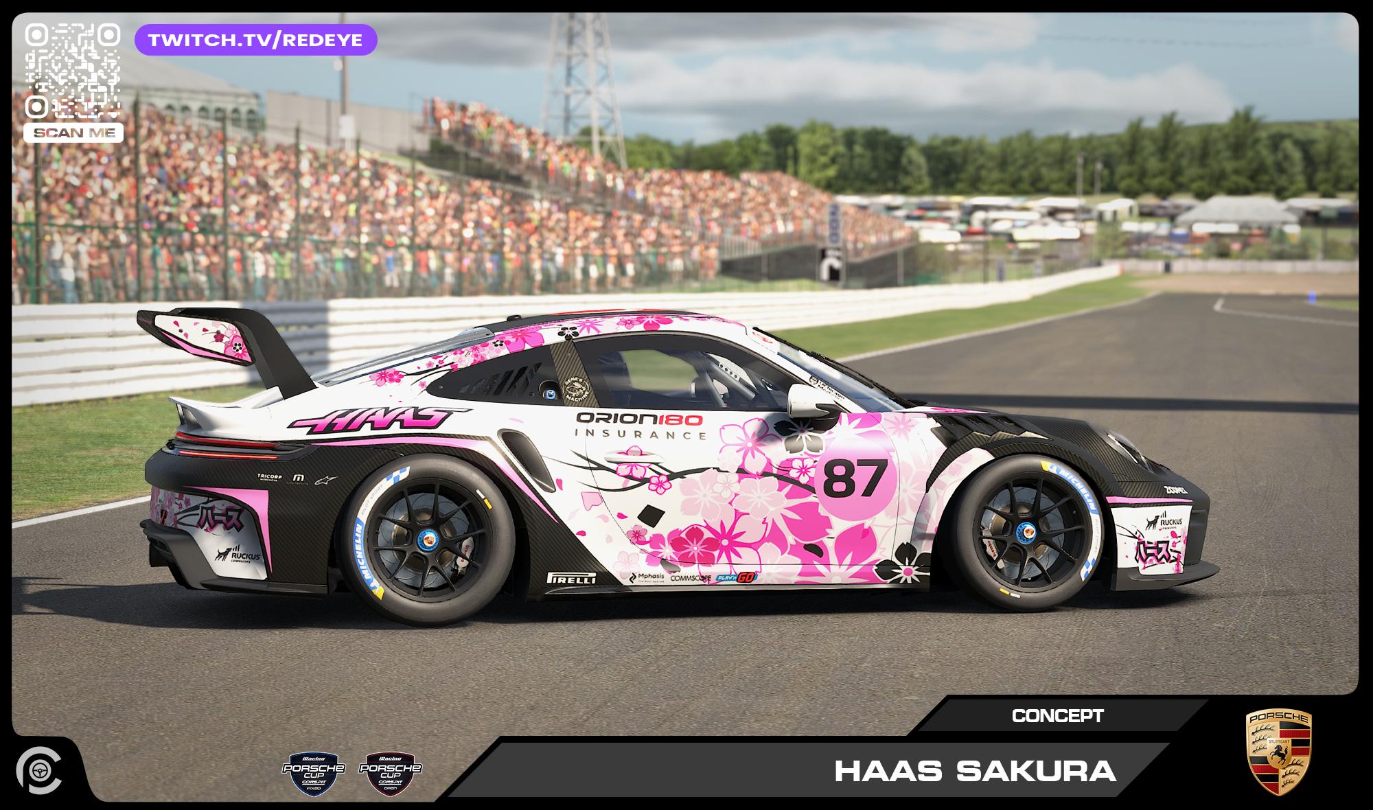 Preview of 2025 Haas Sakura for 992.2 by Paul R Chaloner