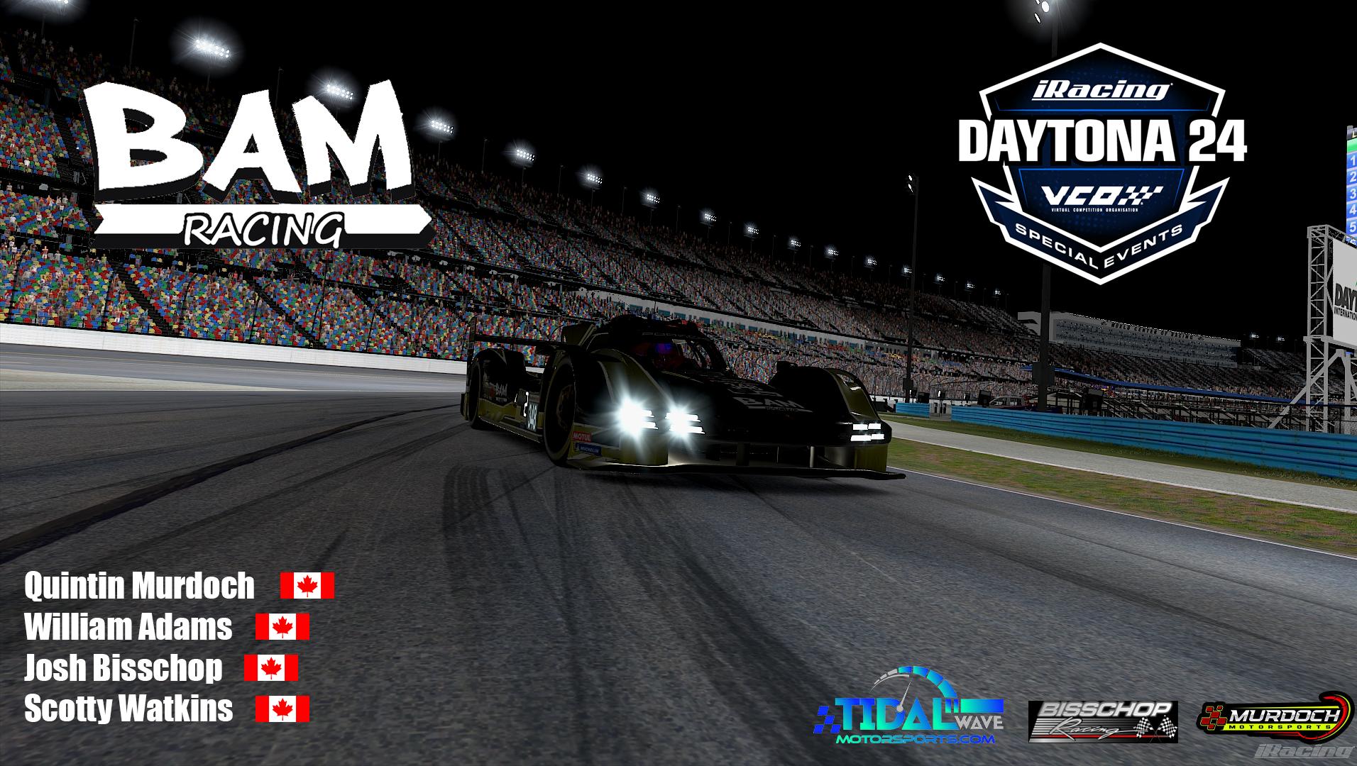 Preview of daytona 2026 bam by Quintin Murdoch