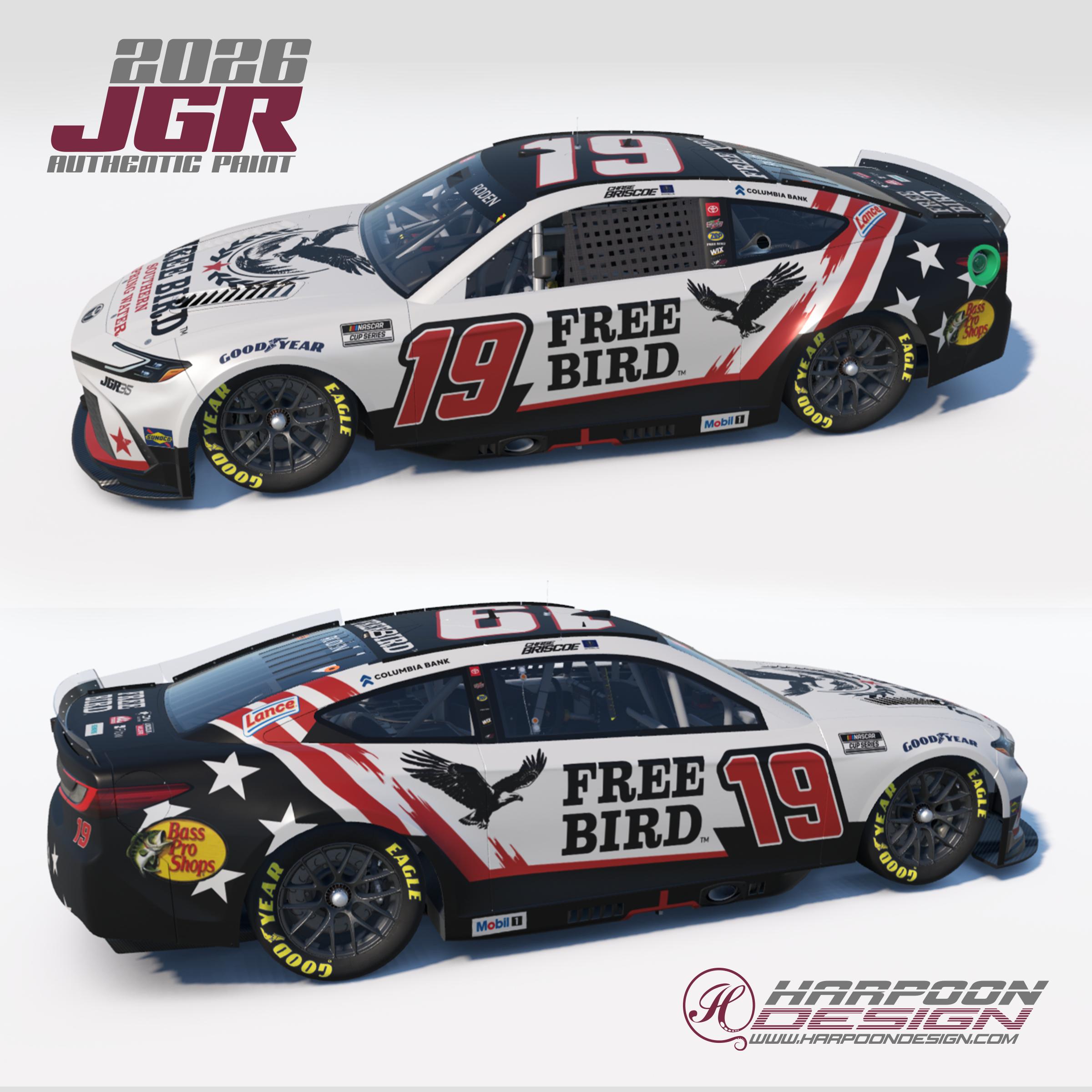 Preview of 2026 Chase Briscoe Free Bird Toyota Camry Nextgen by Brantley Roden