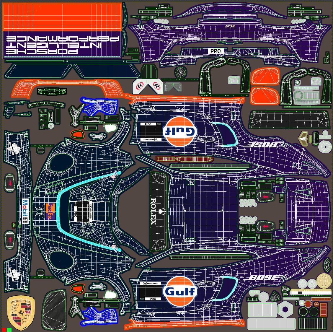 Preview of Porsche 992r GT3 Midnight Daytona 24 by Christopher Newby