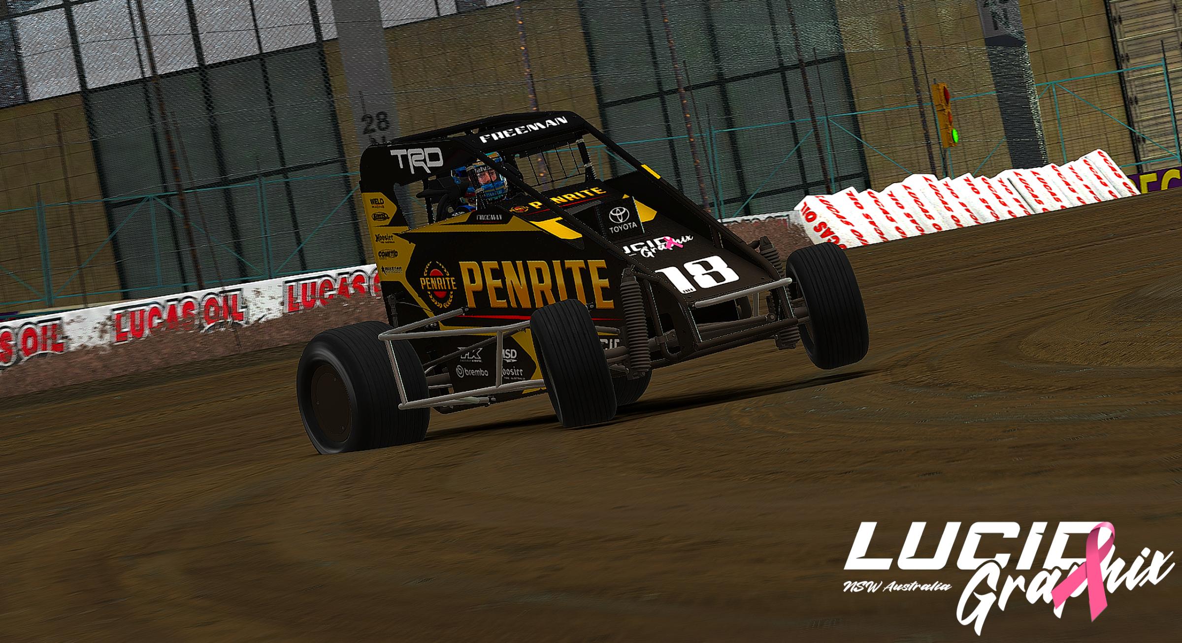 Preview of TRD-Penrite-Lucid Graphix Concept Dirt Midget Gold by Jacob Freeman