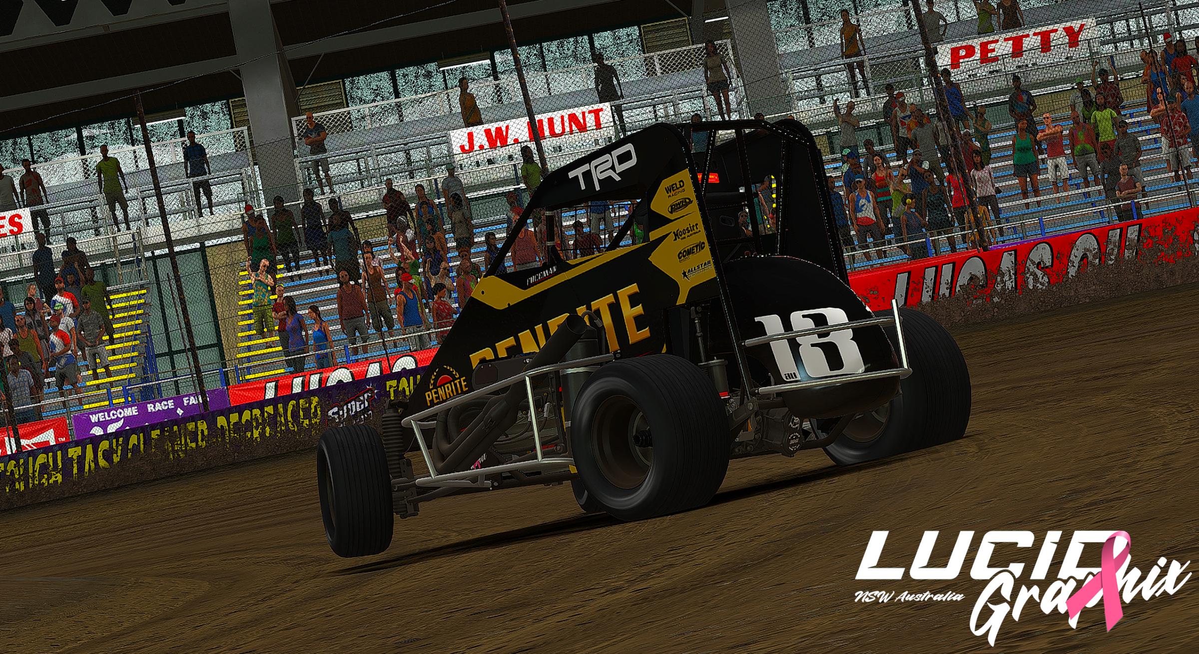 Preview of TRD-Penrite-Lucid Graphix Concept Dirt Midget Gold by Jacob Freeman
