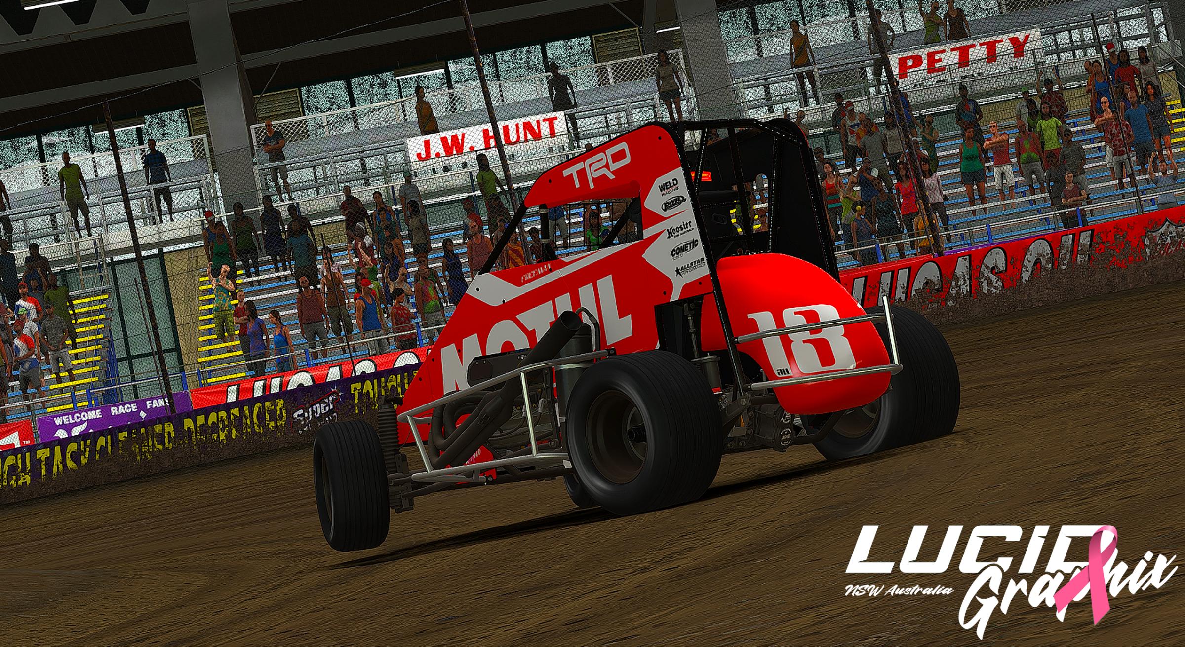 Preview of TRD-Motul-Lucid Graphix Concept Dirt Midget Red by Jacob Freeman