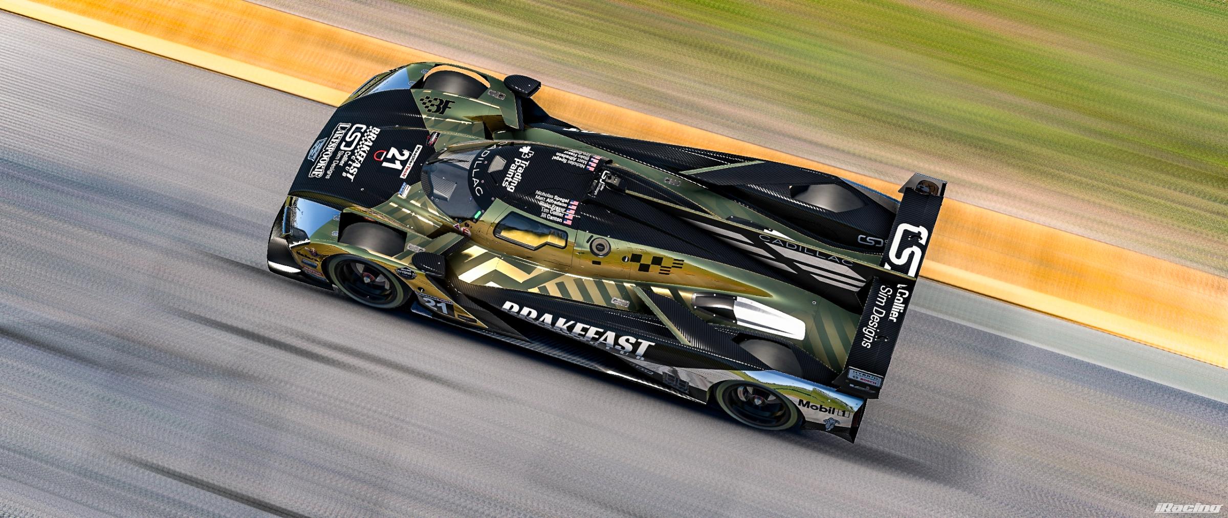 Preview of Cadillac V-Series.R GTP - Brakefast Club Daytona 2026 by Timothy Collier