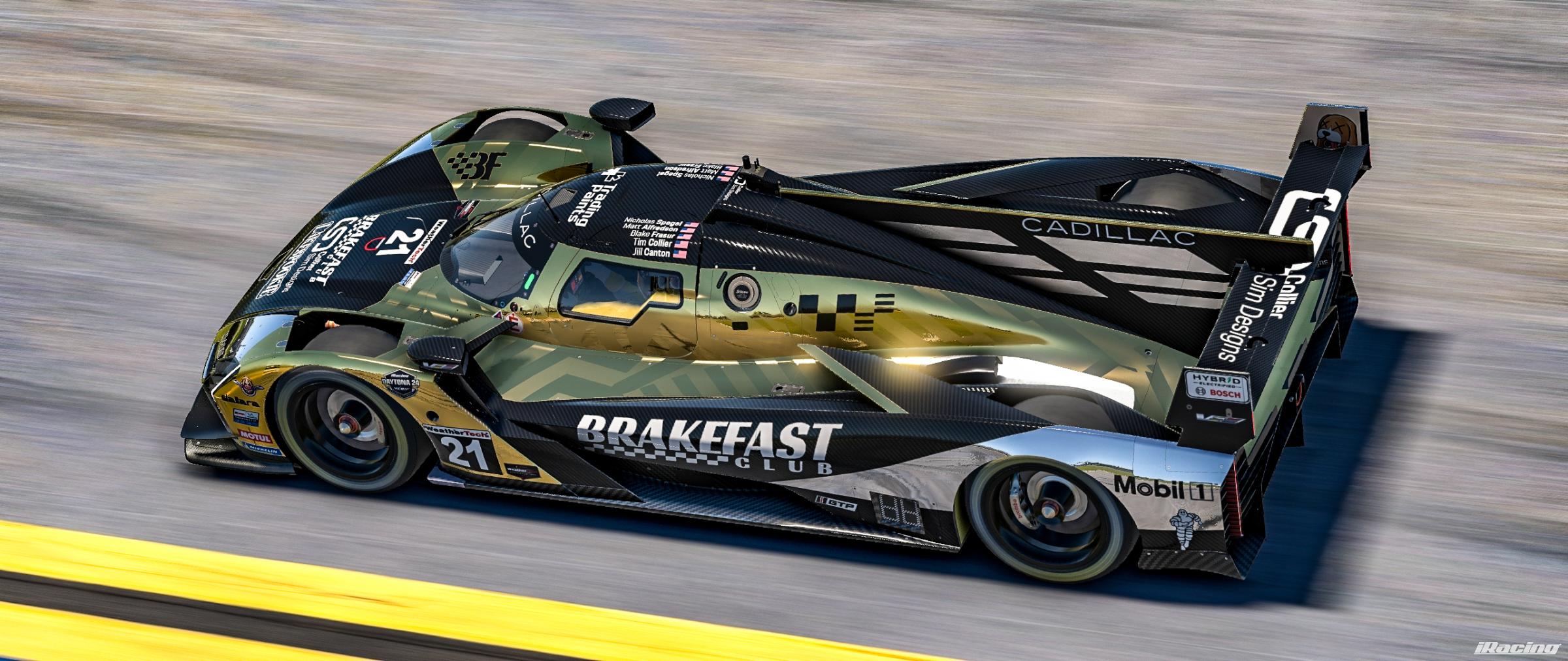 Preview of Cadillac V-Series.R GTP - Brakefast Club Daytona 2026 by Timothy Collier