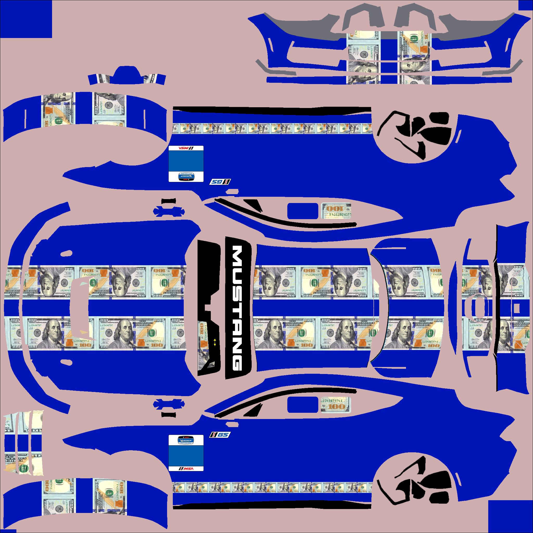 Preview of Mustang GT4 Money Stripes by Clyde Coman