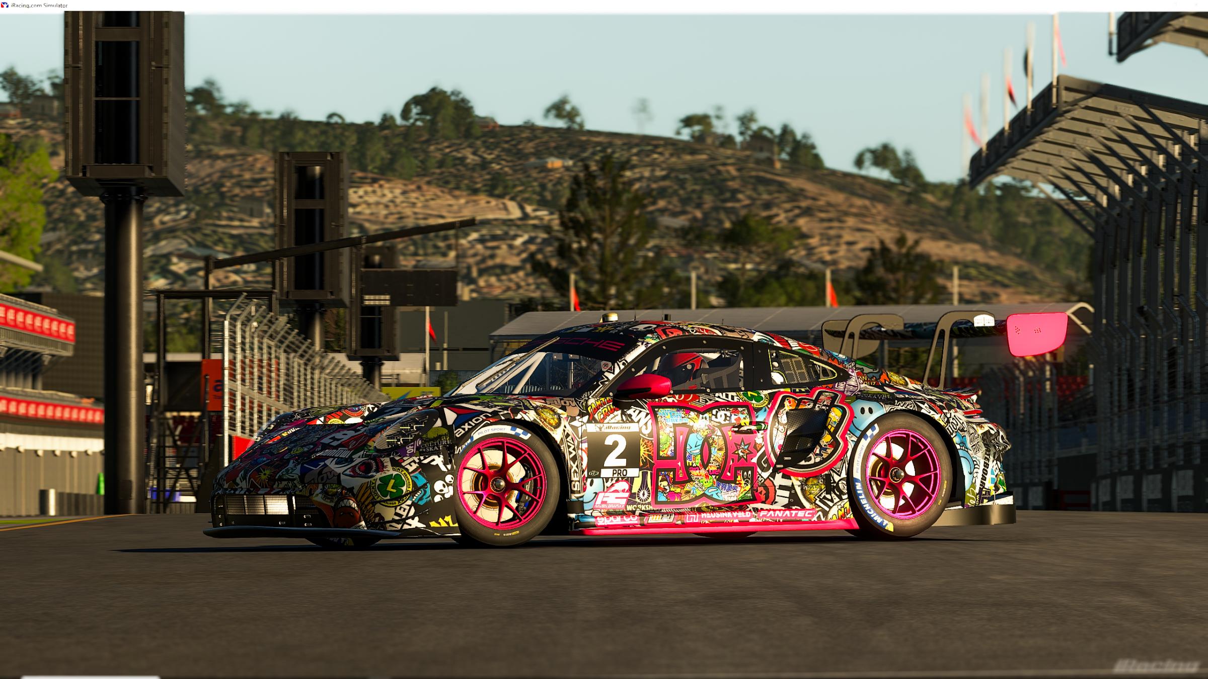 Preview of Hoonigan Stickerbomb Porsche 992r GT3 v1EE 2026 by Doyle Lowrance