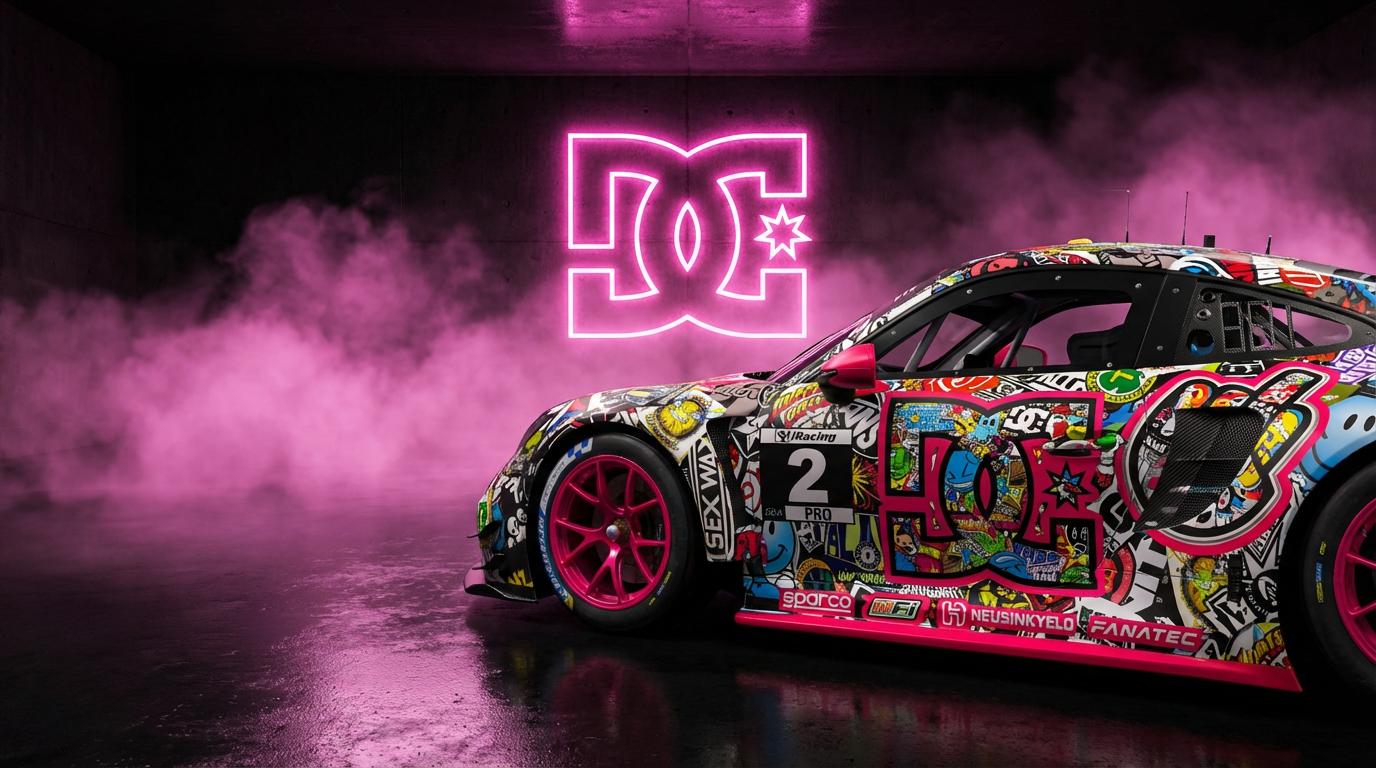 Preview of Hoonigan Stickerbomb Porsche 992r GT3 v1EE 2026 by Doyle Lowrance