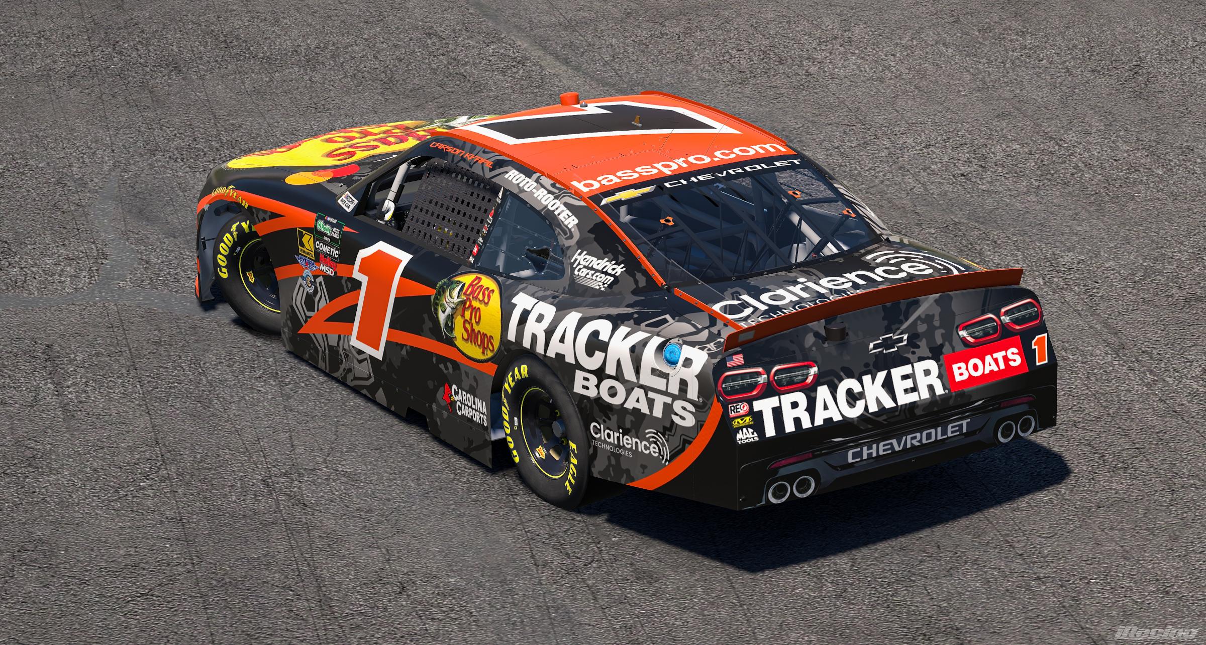 Preview of 2026 Carson Kvapil Bass Pro Shops Tracker Boats Chevrolet (No #s) by Ryan A Williams