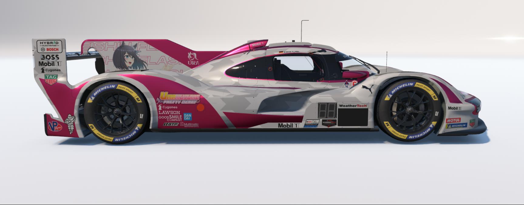 Preview of Eishin Flash - IMSA - Umamusume (White Edition) - Itasha by Leonel Mu&ntilde;iz Mu&ntilde;oz
