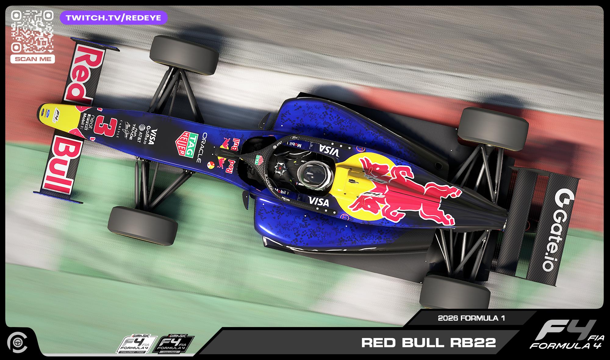 Preview of 2026 Red Bull RB22 for F4 by Paul R Chaloner