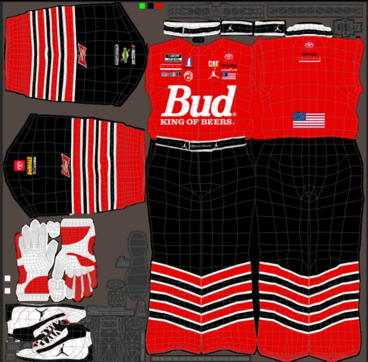 Preview of Budweiser Dale Jr Tribute Toyota Suit 2026 MB by Christoph H.