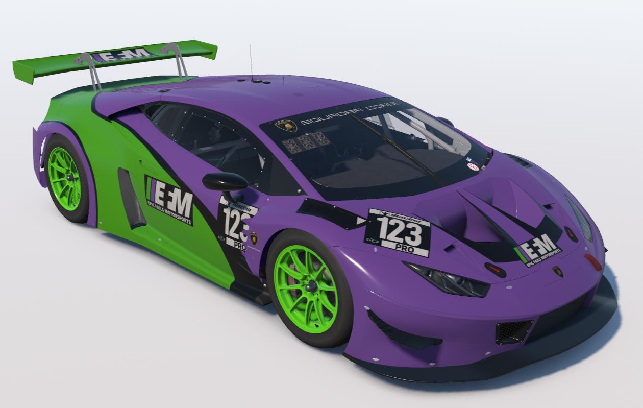 Preview of Lamborghini Huracan GT3 EVO - Epic Fails Motorsports - 2026-01 - v1 - Standard Decals by Jacob Klein