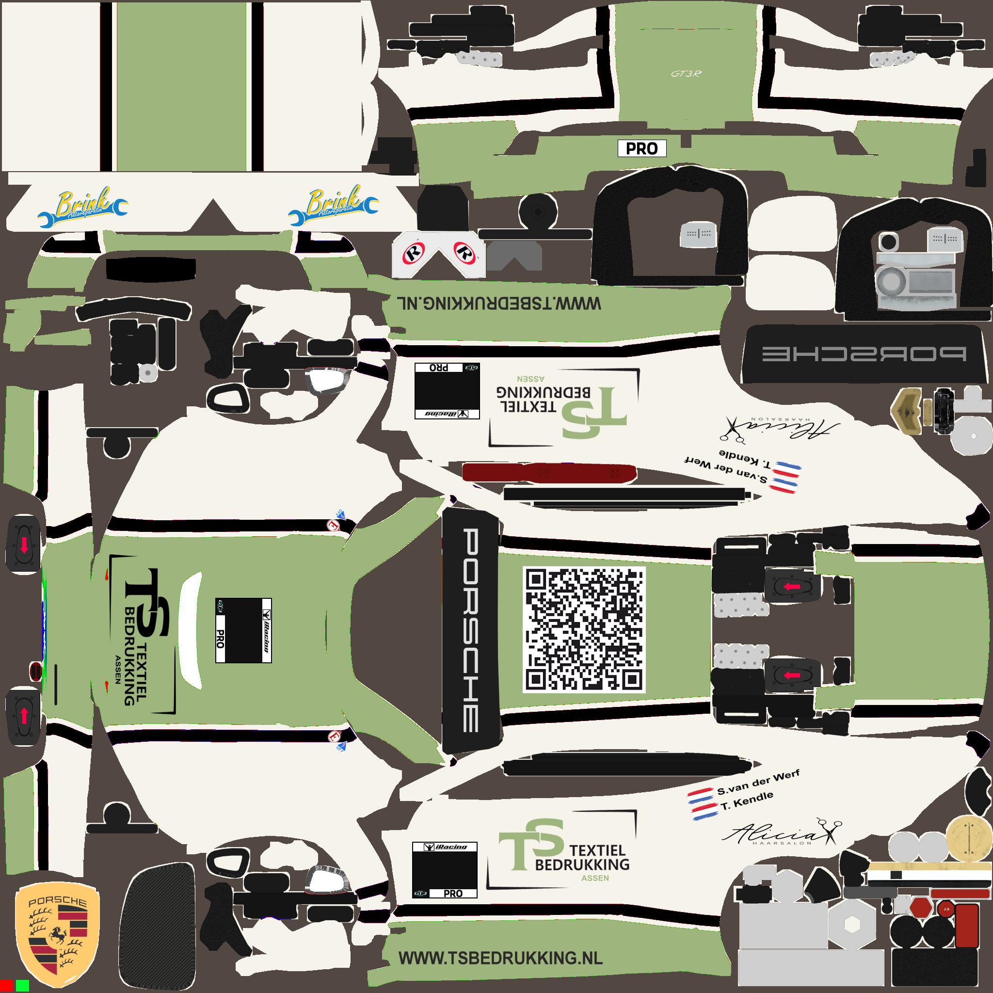 Preview of Porsche 992r GT3 DIR V3 by Tim Kendle