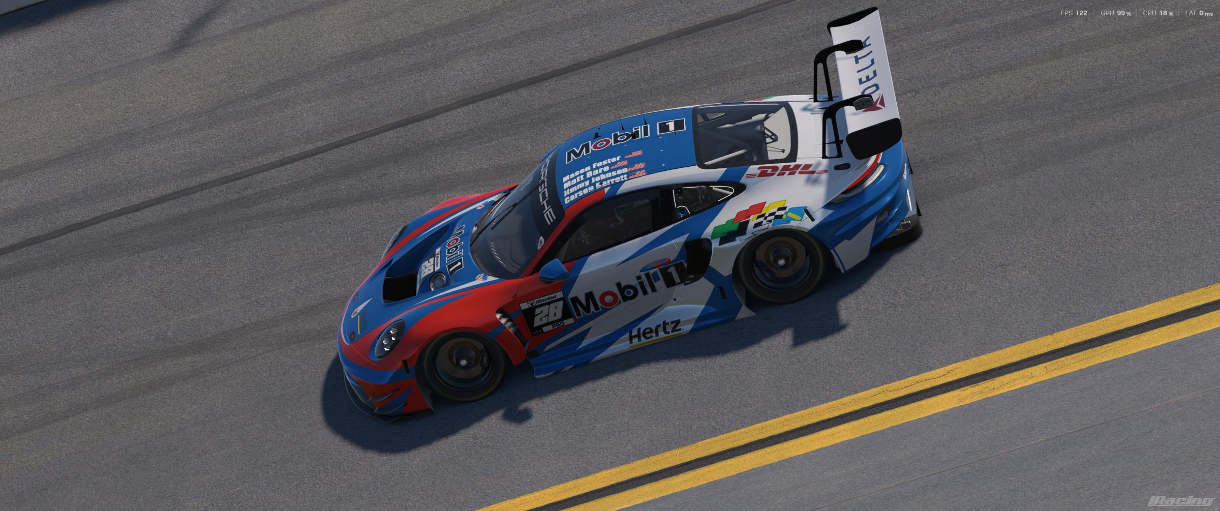 Preview of Daytona 24hrs Mobile 1 motorsports by Carson Barrett