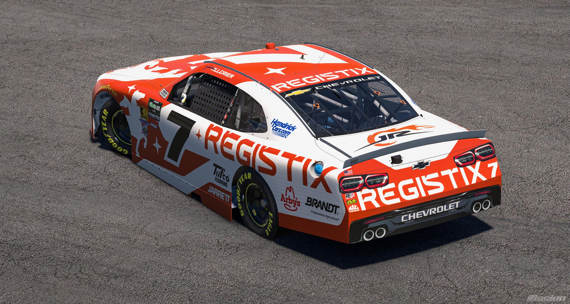 Preview of 2026 Justin Allgaier Registix Chevrolet by Ryan A Williams