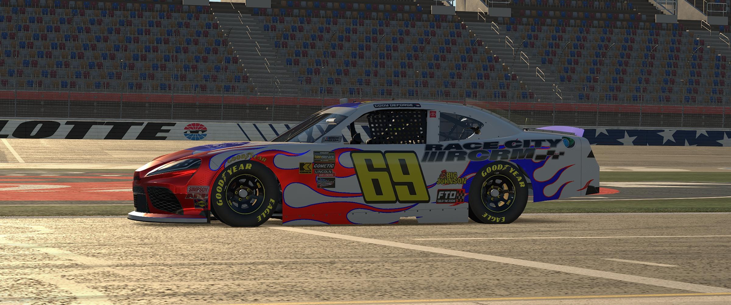 Preview of NASCAR Class B   Sim500 red blue 69 by John Fowler2