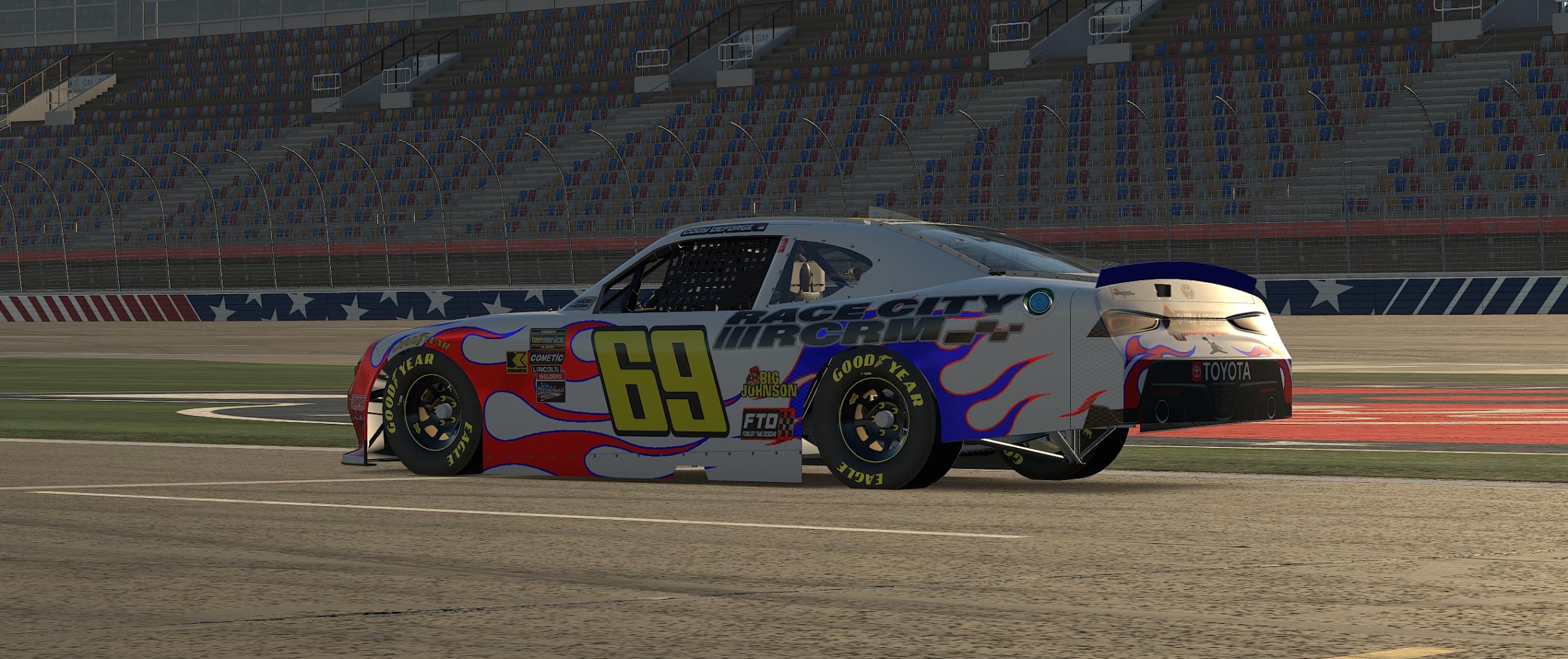 Preview of NASCAR Class B   Sim500 red blue 69 by John Fowler2