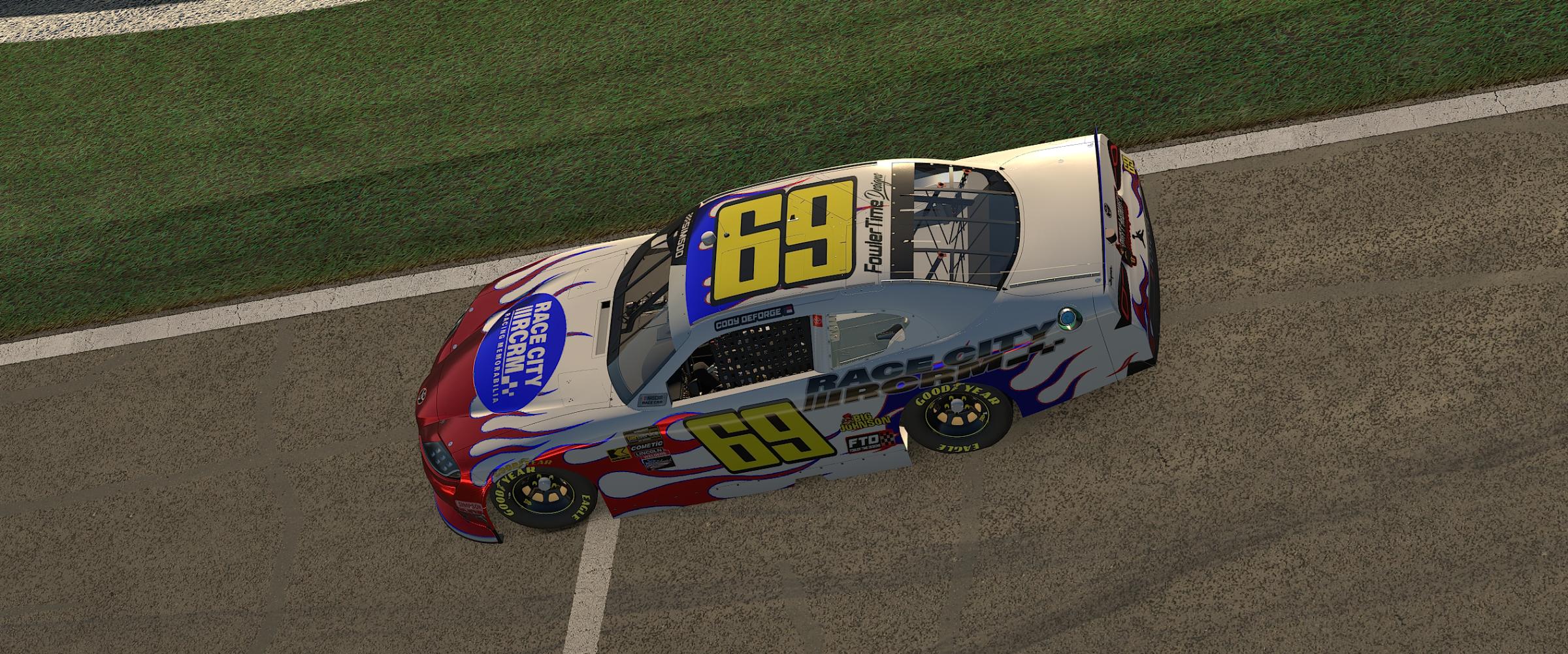 Preview of NASCAR Class B   Sim500 red blue 69 by John Fowler2