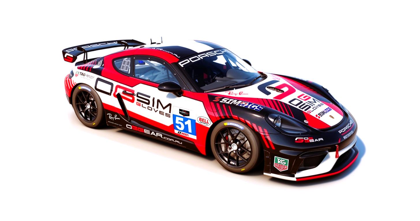 Preview of OG Gear eSports Porsche 718 Cayman GT4 Clubsport MR by Paul Thompson5