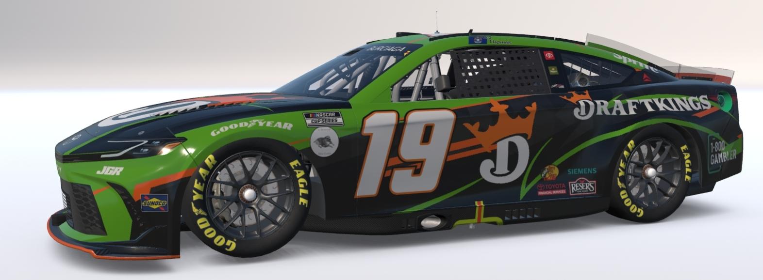 Preview of DJ Thomas DraftKings 2026 Toyota Camry XSE by Seth Burciaga