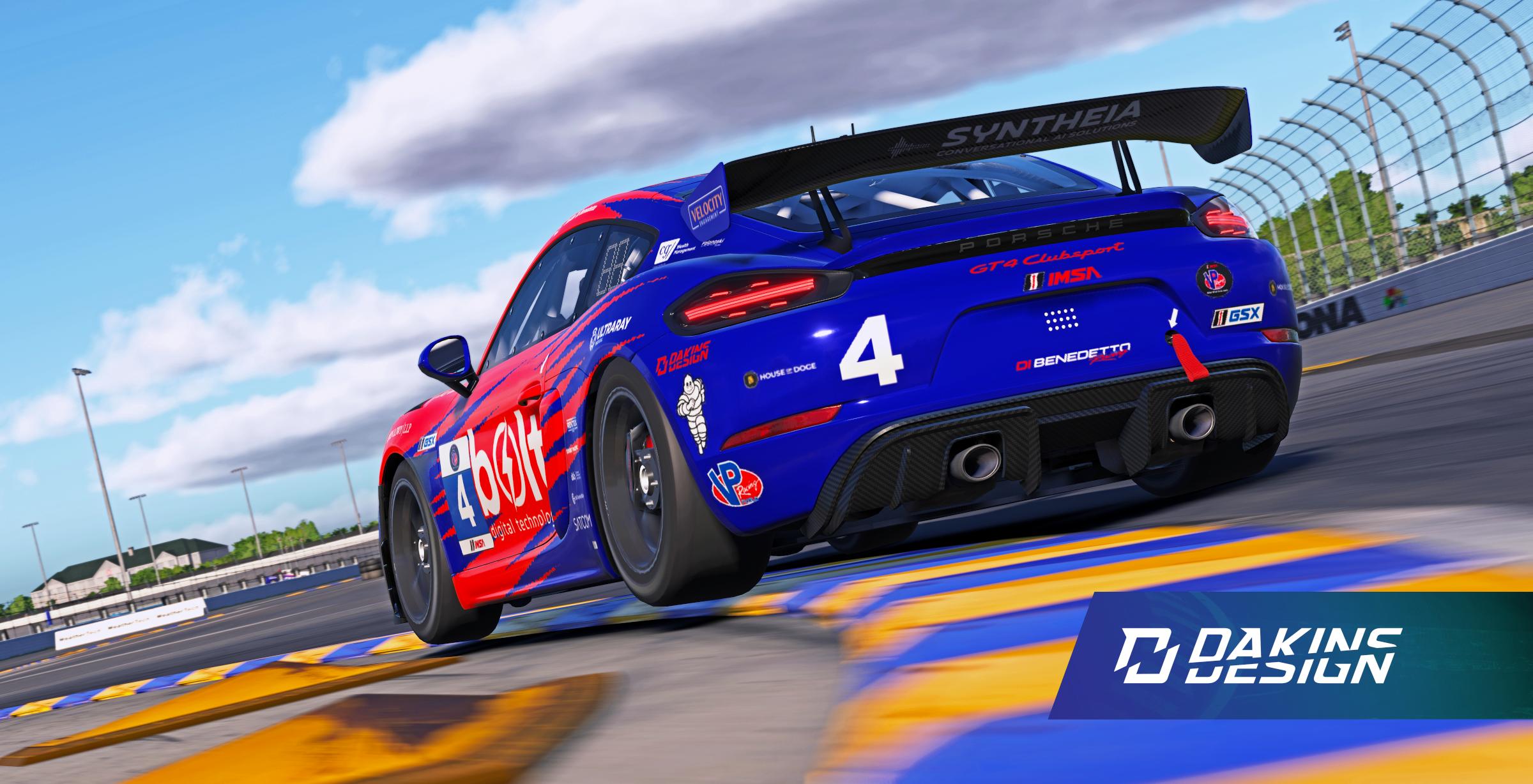 Preview of OFFICIAL 2026 Di Benedetto Racing IMSA VP Challenge GSX Porsche 718 Cayman GT4 Clubsport by Jason Dakins