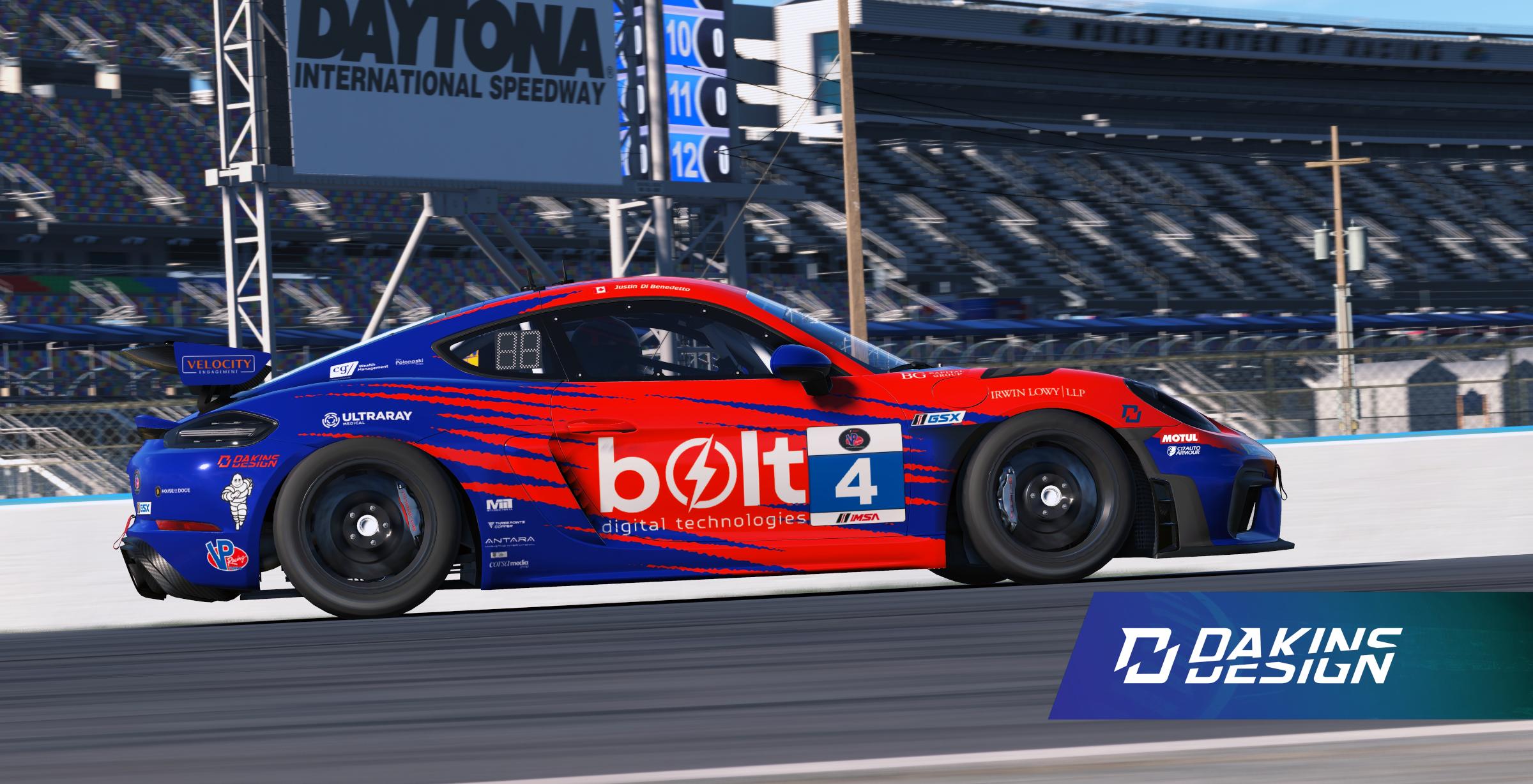 Preview of OFFICIAL 2026 Di Benedetto Racing IMSA VP Challenge GSX Porsche 718 Cayman GT4 Clubsport by Jason Dakins