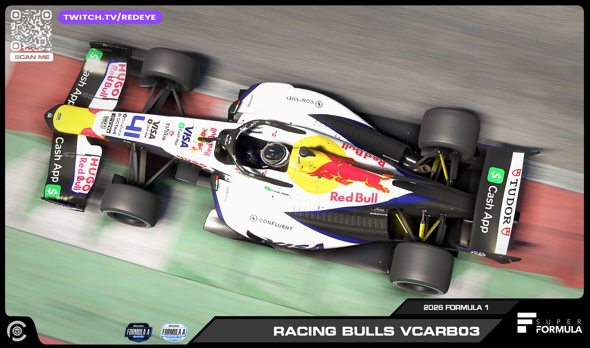 Preview of 2026 Racing Bulls VCARB03 for SF23 by Paul R Chaloner