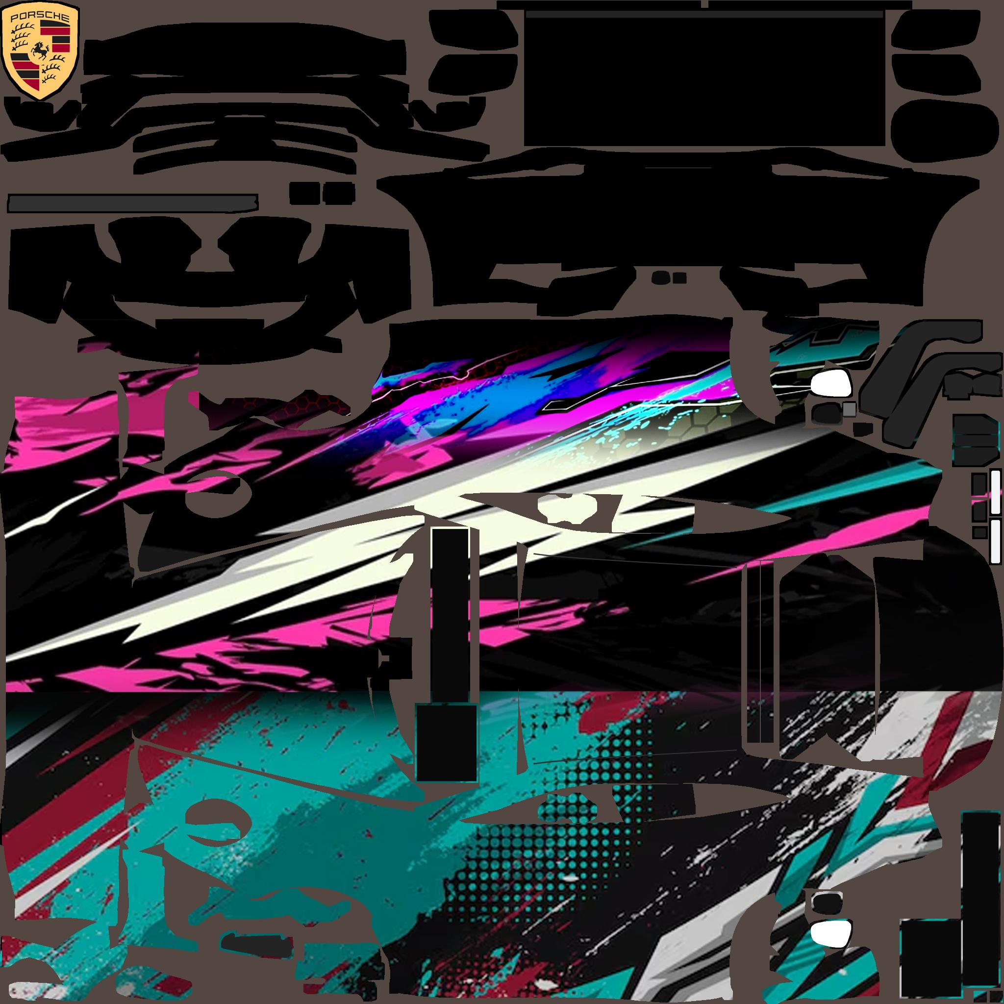 Preview of Porsche 992 mixed paint by Kevin Urguelles