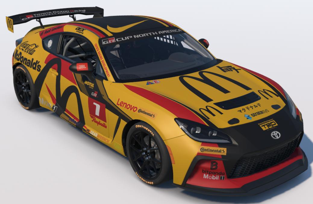 Preview of McDonalds/Coca Cola Toyota GR86 by Ronald Lawson2