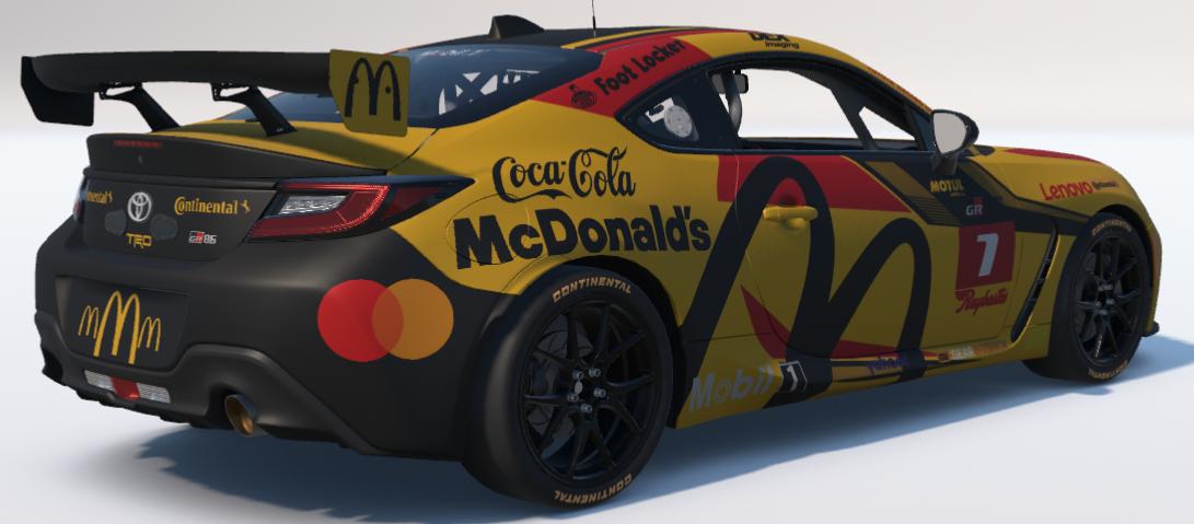 Preview of McDonalds/Coca Cola Toyota GR86 by Ronald Lawson2
