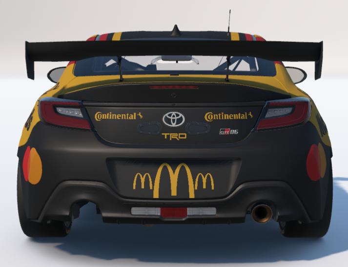 Preview of McDonalds/Coca Cola Toyota GR86 by Ronald Lawson2