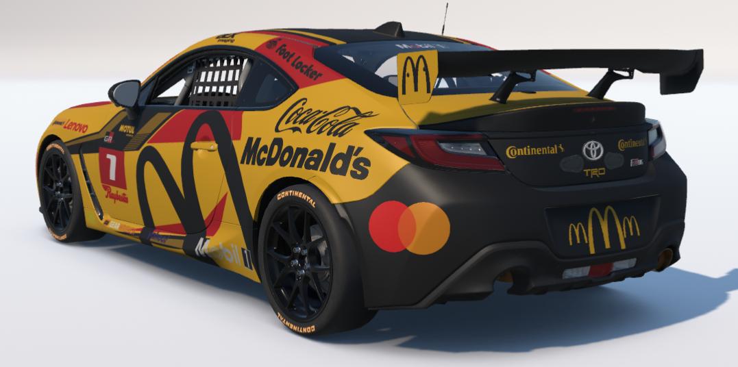 Preview of McDonalds/Coca Cola Toyota GR86 by Ronald Lawson2