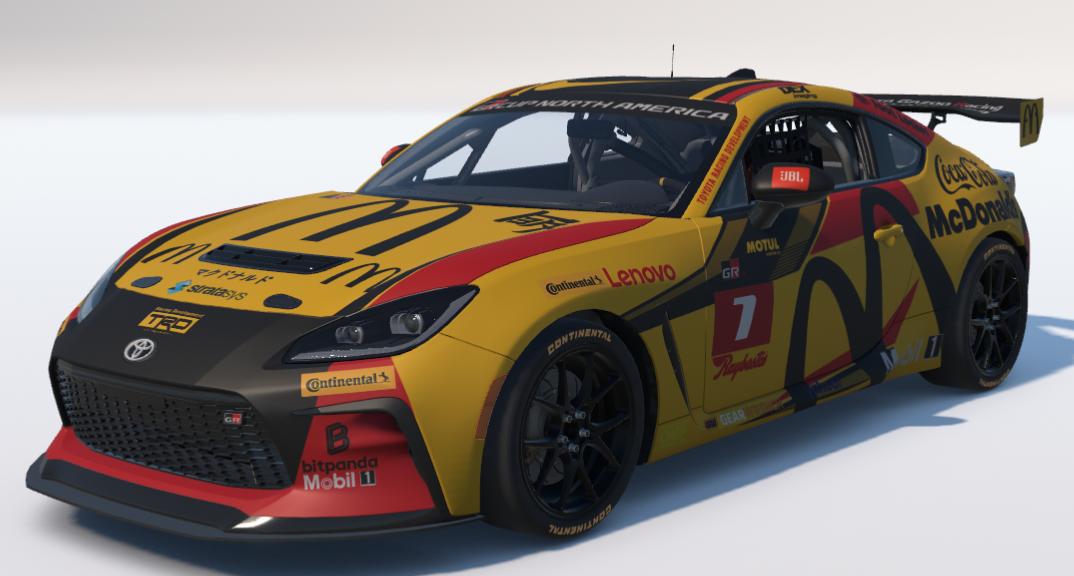 Preview of McDonalds/Coca Cola Toyota GR86 by Ronald Lawson2