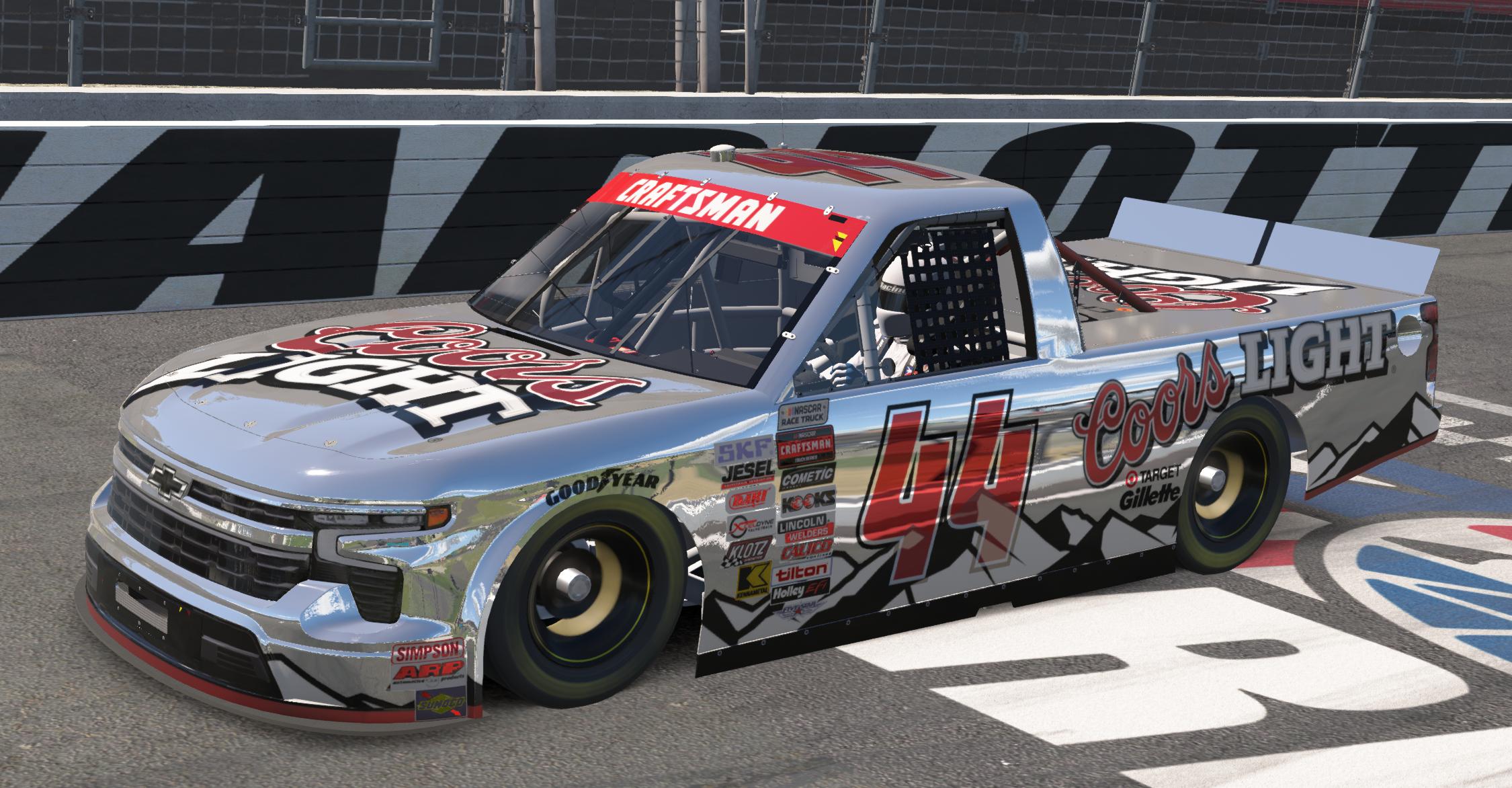 Preview of Sterling Marlin Coors Light Silverado Truck by Brian J Oshenska