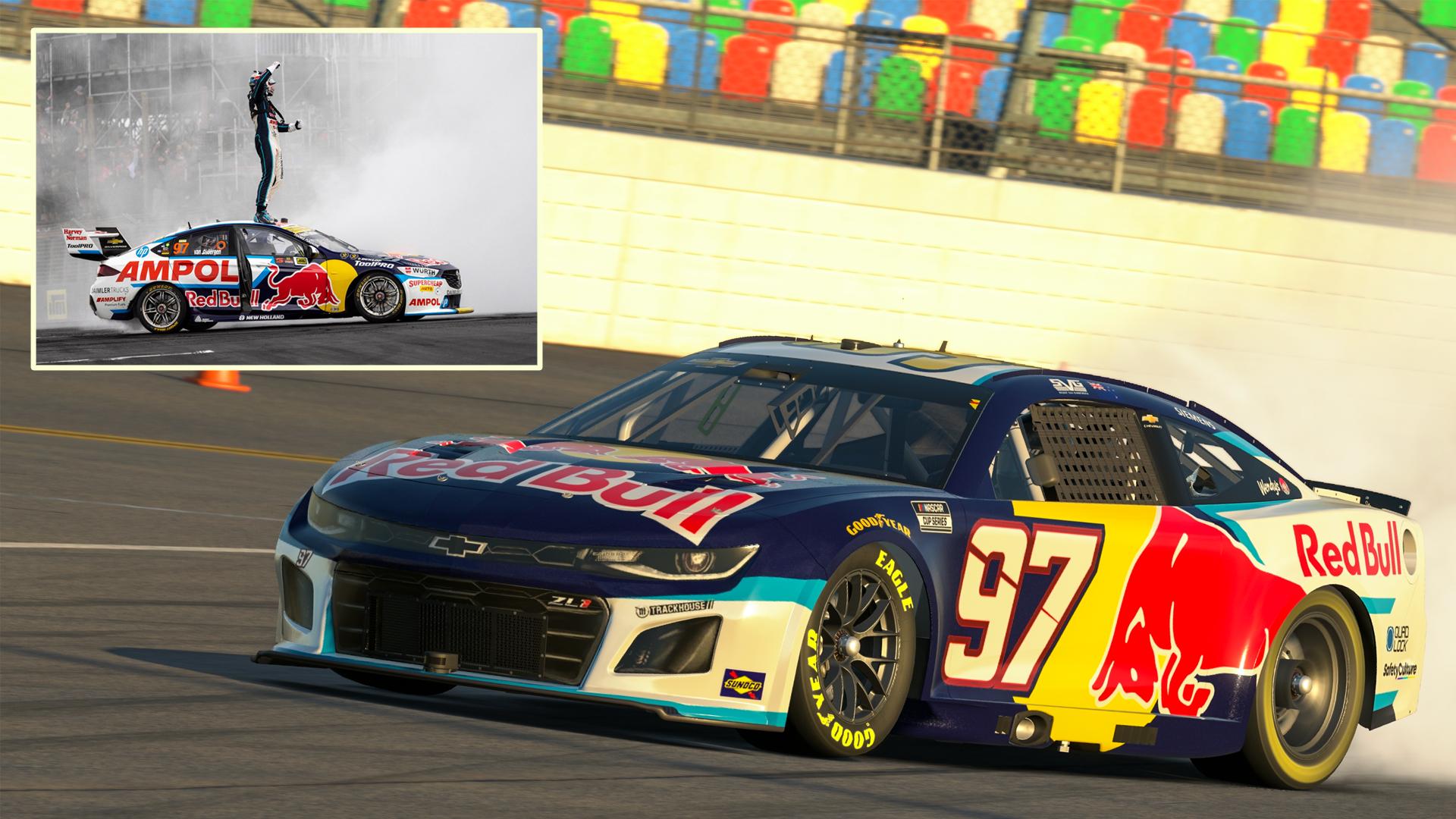 Preview of Fictional 2026 Shane van Gisbergen Red Bull "throwback" (2022 Supercars) by Tyler J G.